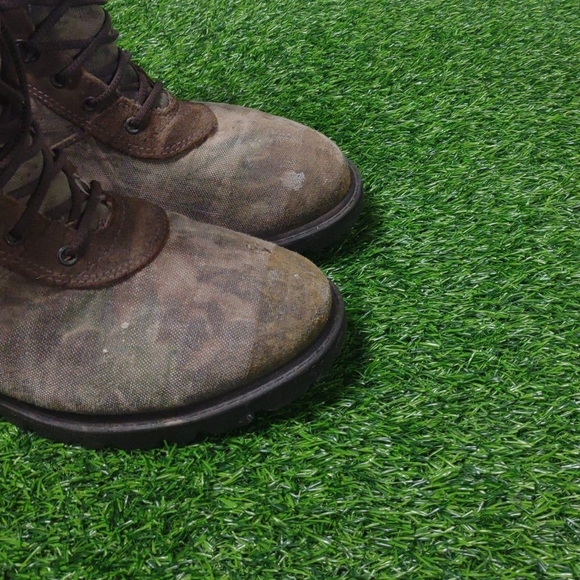 VINTAGE ROCKY CAMO GORE-TEX BOOTS MENS SIZE 10.5 HUNTING OUTDOORS INSULATED - Picture 8 of 9